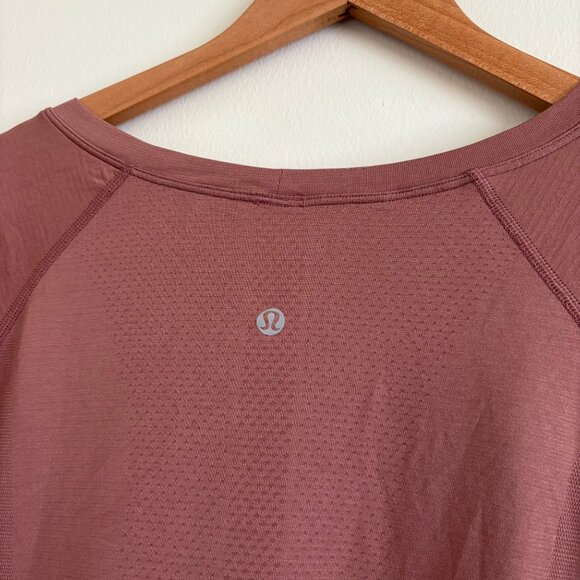 Lululemon Athletic Swiftly Tech Long Sleeve Shirt 2.0 Spiced Chai Women’s Sz 18 - Picture 7 of 8